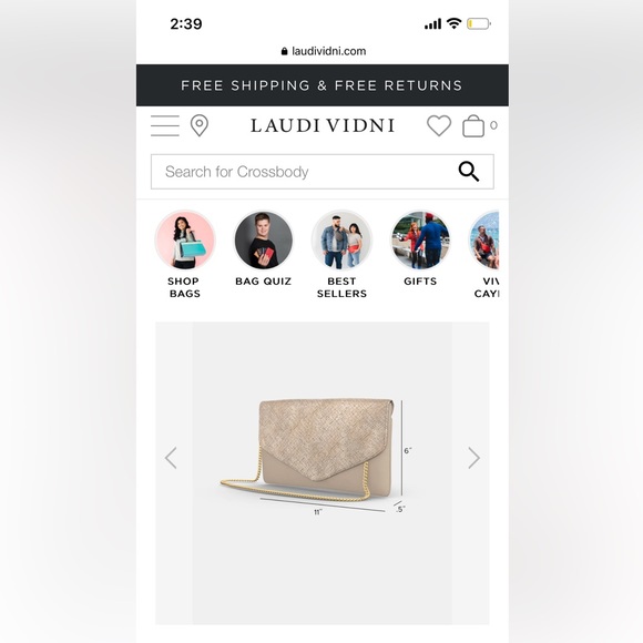 New in dust bag: Laudi Vidni Multicolored Comodo Envelope Clutch, Silver Chain - Picture 6 of 7